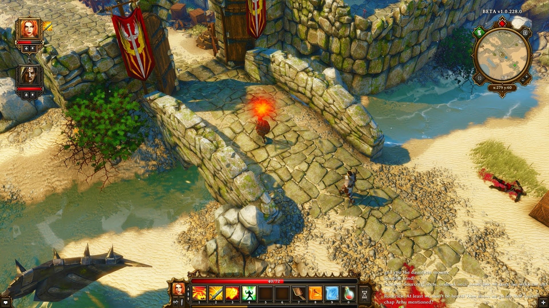 Divinity original sin как потушить корабль